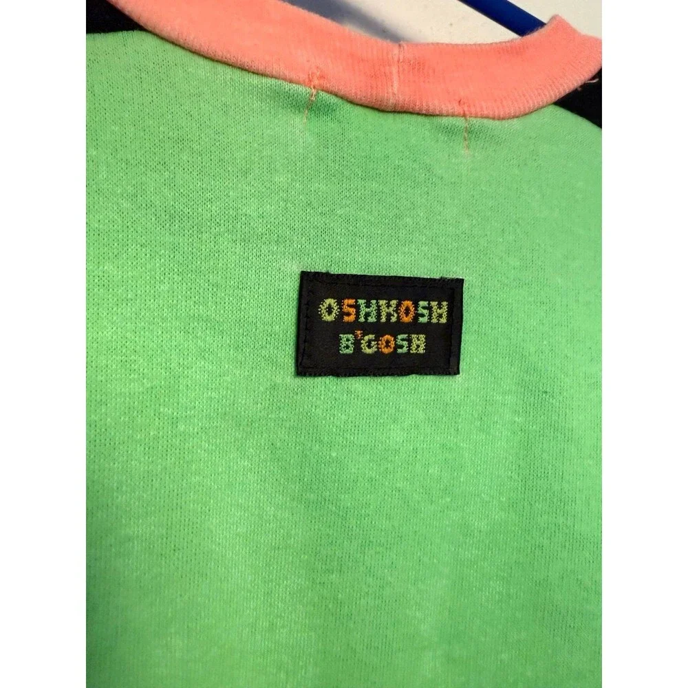 Vintage Oshkosh B’Gosh Neon Crewneck Sweatshirt